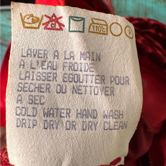 Vintage Michel Antonio Collection Burgundy Velvet Scoop Neck Maxi Dress Size 16 - Picture 12 of 14